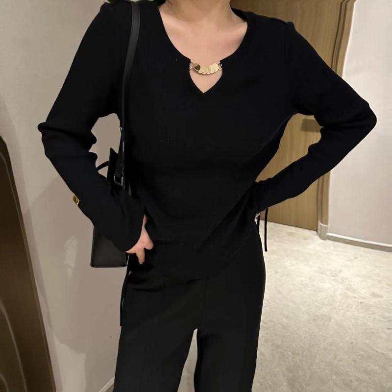 Qiqi recommends plus size women's autumn and winter fashionable simple splicing bottoming top T12371QL