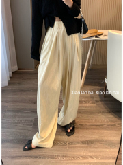 New Korean style casual loose floor mopping wide leg pants
