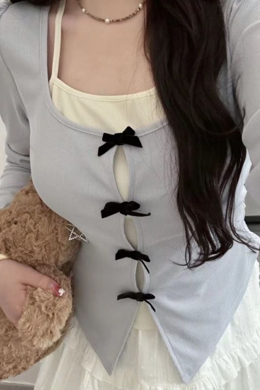 Plus size women's clothing for fat mm new fashion hot girl fake two-piece long-sleeved tops temperament slimming T-shirt for women