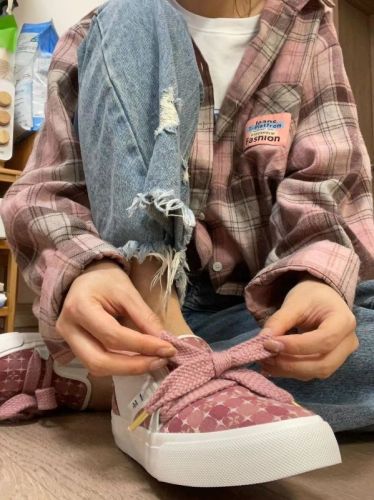 Original fabric yarn-dyed brushed shirt label long-sleeved top coat autumn