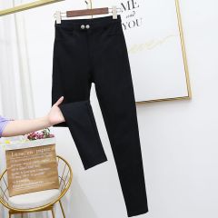 Spring and Autumn New Plus Size Fat Sister Korean Magic Pants Black High Waist Pants Women's Leggings