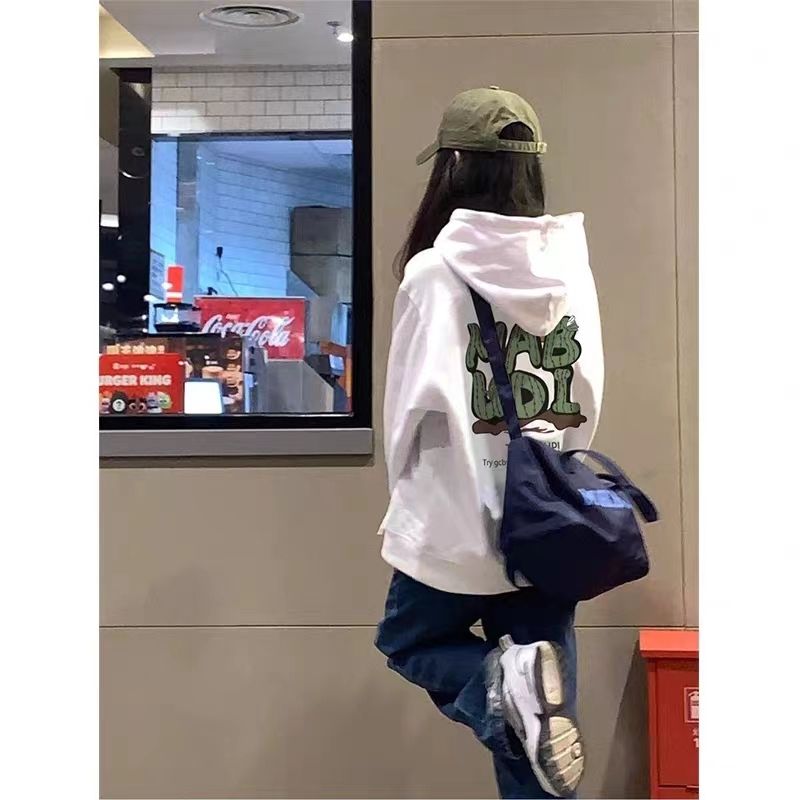 Thin Chinese cotton milk silk plus velvet Chinese cotton silver fox velvet printed sweatshirt women's hooded simple high-end top
