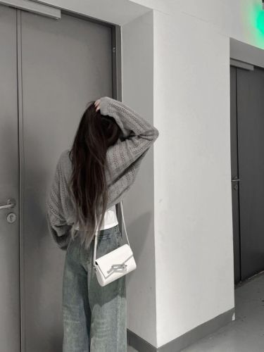 CyNi Cynismo summer thin knitted blouse hollow loose lazy retro style sun protection shawl