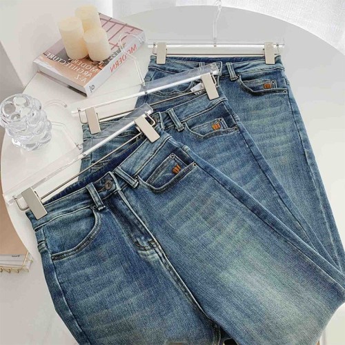 Slightly booted pants for women in autumn, new style for fat mm, large size, high waist, slimming, pear-shaped and long