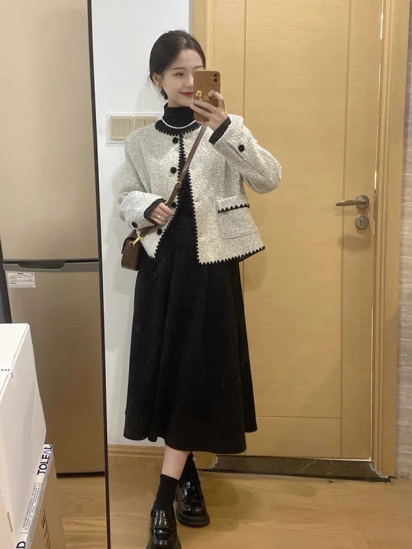 French style short jacket for women in autumn new style small high-end socialite temperament and high-end top
