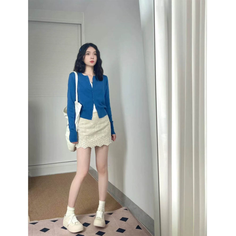 blue sweater