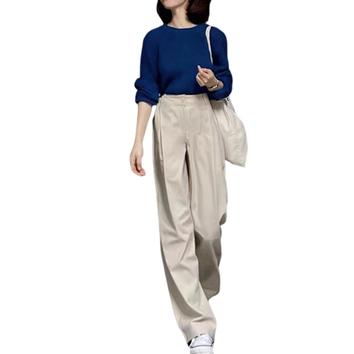 American casual Yamamoto wide-leg pants for women, new hot style, autumn, small, high-waisted, long pants, loose for women