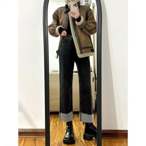 Spring and summer large size high waist trendy brand Hong Kong style lazy casual pants trousers fashionable handsome popular ins straight pants