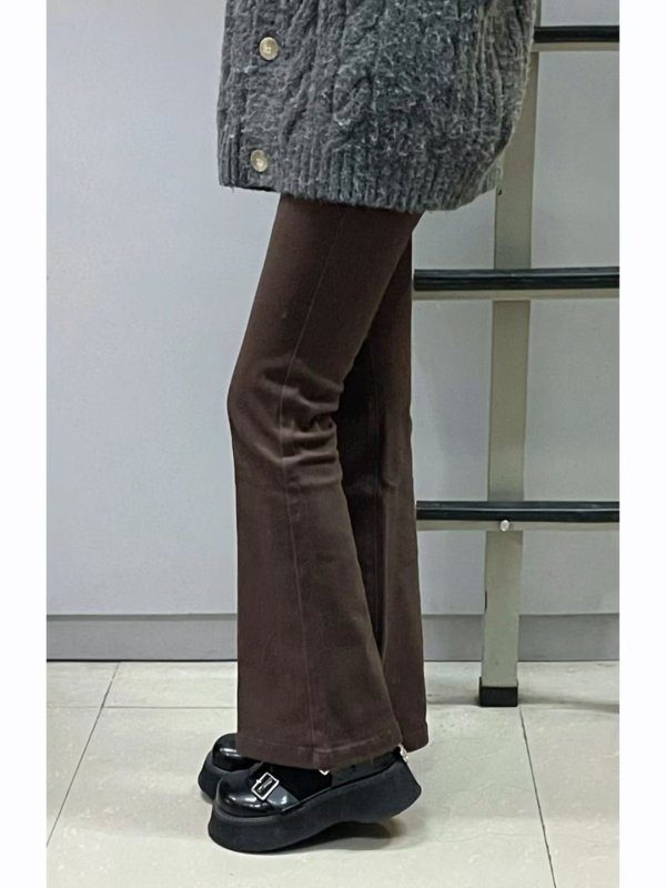 Jeans women's straight leg loose autumn and winter new high waist slimming wide leg floor mopping pants