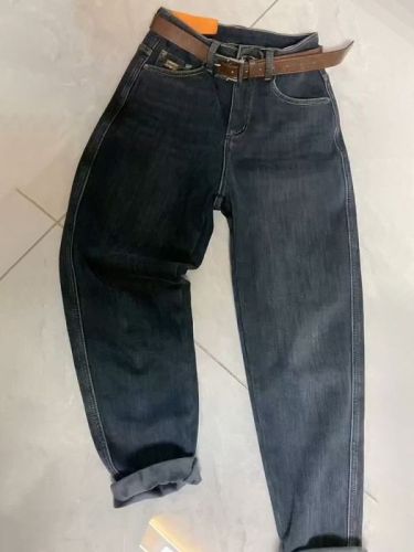 Simple straight jeans with velvet/without velvet, women's loose slimming dad pants ins trendy high waist nine-point pants