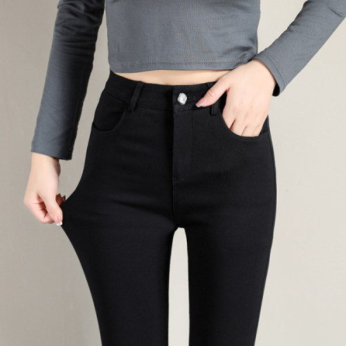 New style micro-flared horseshoe pants, high-waisted, tall, leg-lengthening, versatile casual pants for women