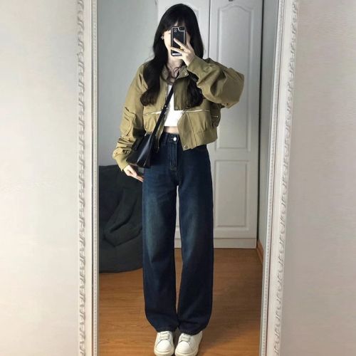 Small short coat women's spring and autumn new design niche baseball uniform jacket jacket early autumn