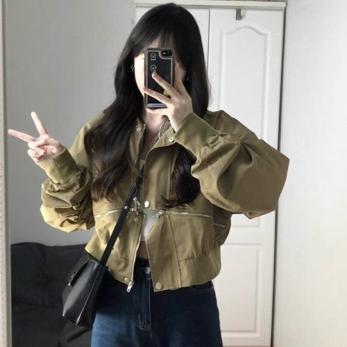 Small short coat women's spring and autumn new design niche baseball uniform jacket jacket early autumn