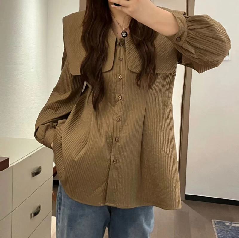 Miss Hera Fat Women's Autumn Casual Long Sleeve Shirt