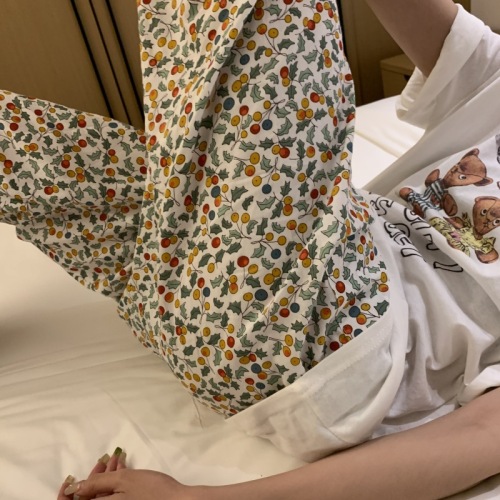 Pastoral style floral casual home pants and pajamas for women