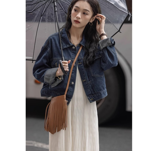 High quality short coat 2024 spring and autumn new style small casual Korean style loose top for women