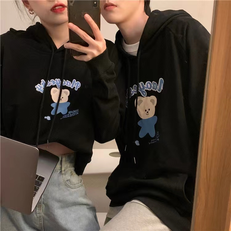Fish scale couple sweatshirt spring and autumn European and American super popular brand thin section 2024 new style high-end sense