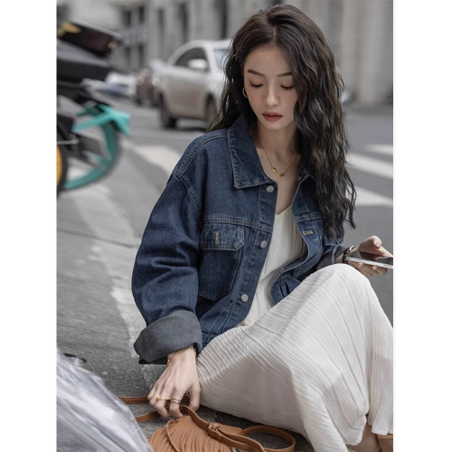 High quality short coat 2024 spring and autumn new style small casual Korean style loose top for women