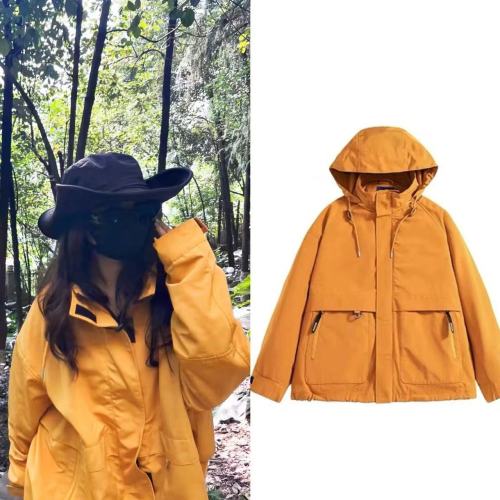 Liu Yifei and Huang Yimei's new autumn hiking jacket, lightweight three-in-one windproof outdoor couple's jacket for women