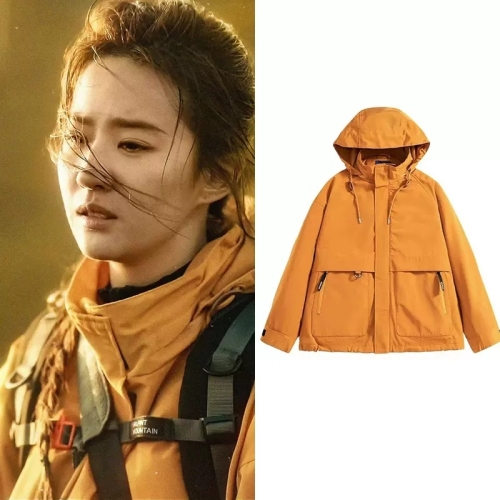 Liu Yifei and Huang Yimei's new autumn hiking jacket, lightweight three-in-one windproof outdoor couple's jacket for women