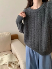 針織圓領百搭休閒