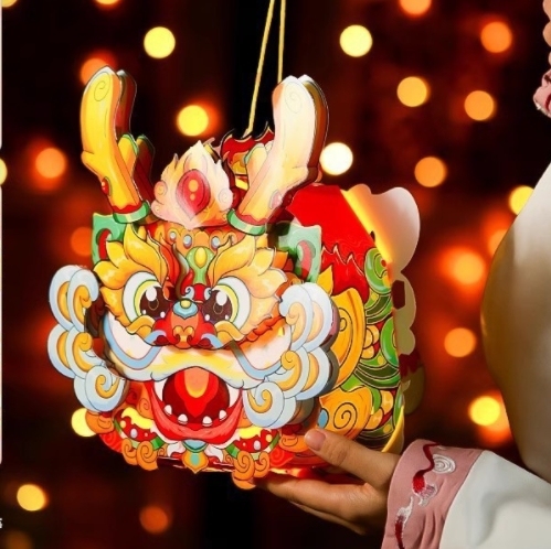 Mid-Autumn Festival lanterns 2024 new lanterns children's portable luminous lanterns handmade diy material package ancient style palace lanterns