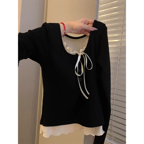 Official picture 260g Modal 2*2 threaded brushed bottoming shirt for women with spring, autumn and winter plus velvet and thickened long sleeves