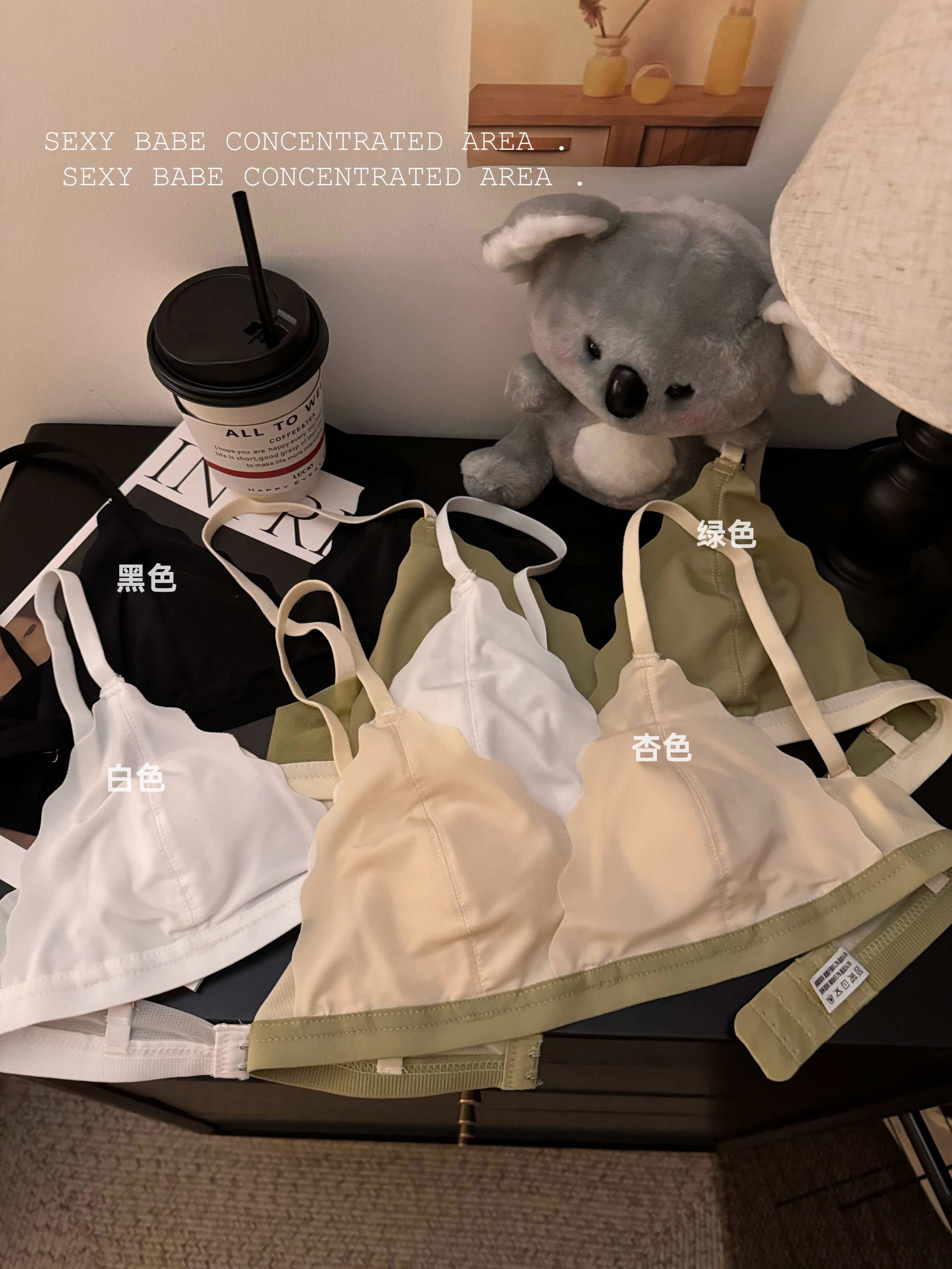 實拍日系性感薄款聚攏無鋼圈文胸少女胸罩收副乳內衣