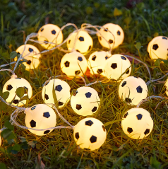 World Cup Football String Lights Competition Decorations Bar Hotel Lottery Shop Atmosphere Layout LED Colorful Lights