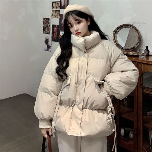 2024 Winter Down Jacket Women's Short Bread Jacket College Style Cotton Jacket Loose Cotton Jacket Warm Jacket