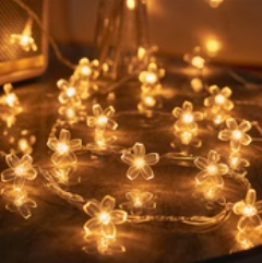 LED star lights stall lights camping atmosphere lights street stall lights string Christmas outdoor courtyard Christmas decoration lights