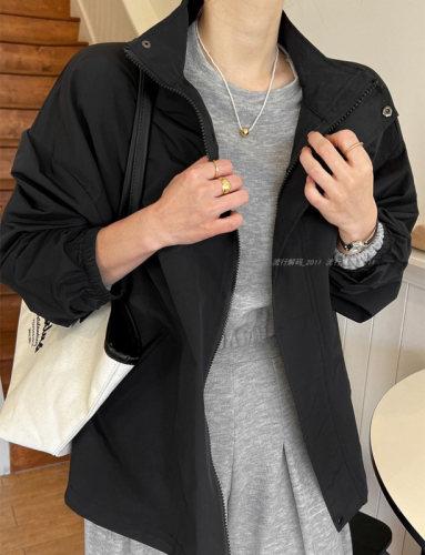 2024 New Autumn New Korean Sun Protection Air Conditioned Shirt Versatile Thin Casual Loose Jacket Women's Long Sleeve Windbreaker