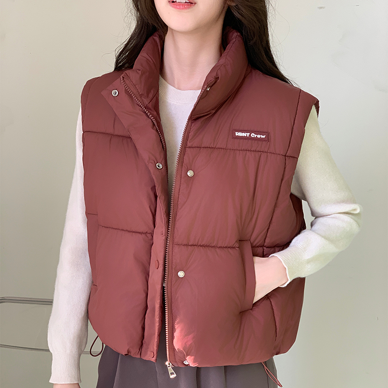 實拍 2024新款馬甲背心羽絨棉服女百搭小個子韓版寬鬆反季