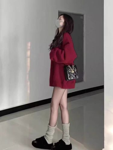 High-quality cotton composite CVC ribbed round neck printed sweatshirt for women and couples, regular, lined