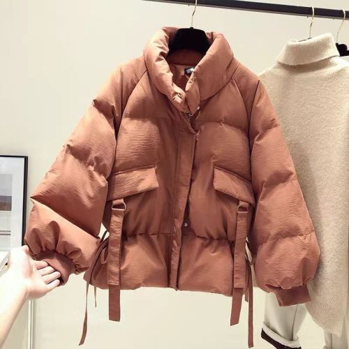 2024 Winter Down Jacket Women's Short Bread Jacket College Style Cotton Jacket Loose Cotton Jacket Warm Jacket