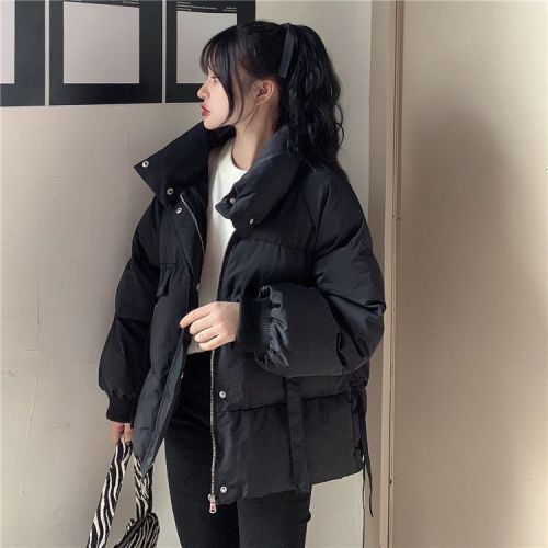 2024 Winter Down Jacket Women's Short Bread Jacket College Style Cotton Jacket Loose Cotton Jacket Warm Jacket