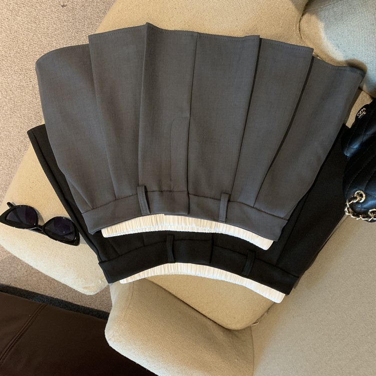 Shooted Autumn/Winter High-Waist Pencil Skirt with Suit Jacket