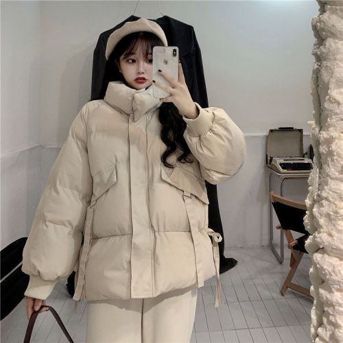 2024 Winter Down Jacket Women's Short Bread Jacket College Style Cotton Jacket Loose Cotton Jacket Warm Jacket