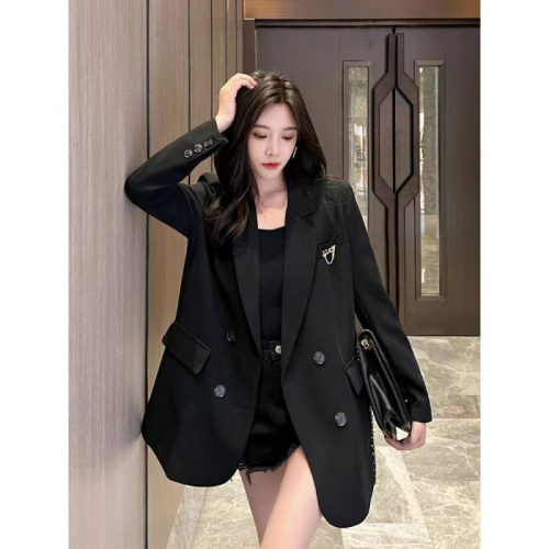 High-end loose blazer women's spring and autumn new British style slim and temperament small suit