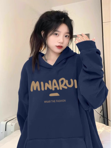 Anti-pilling imitation cotton Chinese cotton silver fox velvet 400g milk silk 310G quality double layer hooded sweatshirt for men and women in autumn