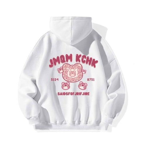 Anti-pilling imitation cotton Chinese cotton silver fox velvet 400g milk silk 310G quality double layer hooded sweatshirt for men and women in autumn