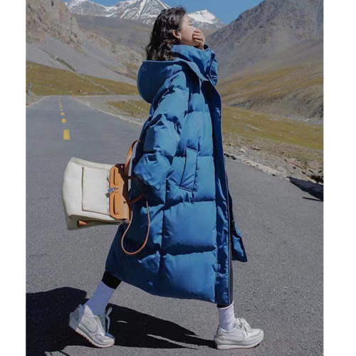 Thickened cotton coat for women Korean style loose long knee-length down jacket  new hot style winter jacket ins trend