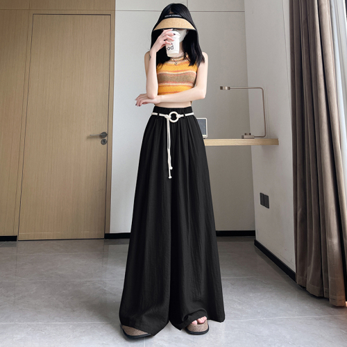 Drapey wide-leg culottes for women, new tall floor-length culottes, slim and super loose Yamamoto trousers