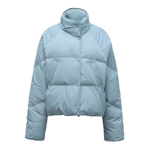 Real shot of down-padded jacket for women, winter short, small ins, Korean style loose cotton jacket, light and thin Korean style bread coat, cotton jacket