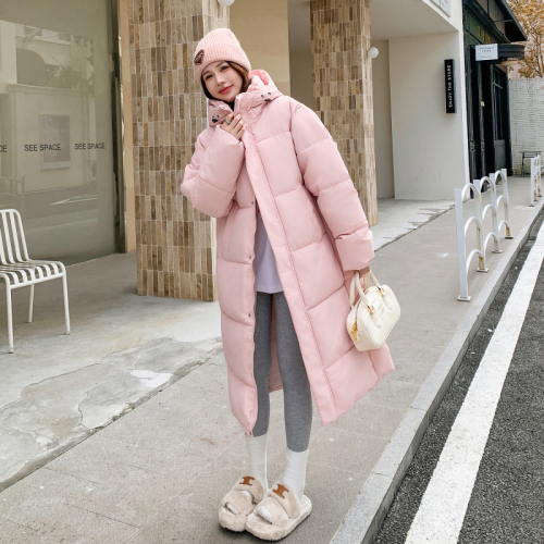 Winter 2024 new cotton coat, mid-length design, fashionable and versatile, loose down cotton coat