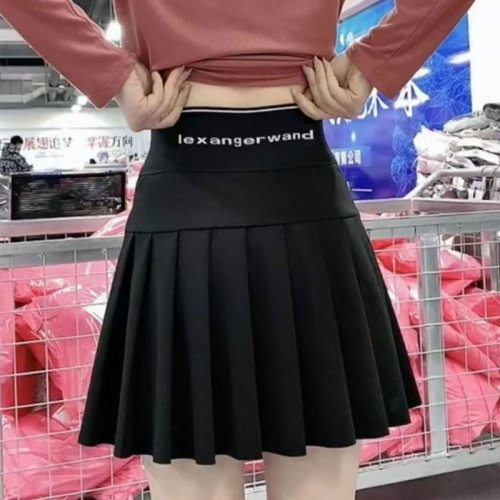 Skirt Spring and Autumn New Style Belly Support A-Line Skirt Half-length Maternity Short Skirt Pleated Skirt Autumn and Winter Clothes