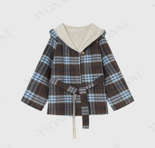 Acaine9/19 20:00 10% off Hyde Park hooded double-sided woolen coat for the first four hours