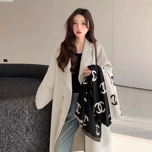 Stand collar gentle style fashionable woolen coat for women 2024 autumn and winter new style high-end temperament design woolen coat