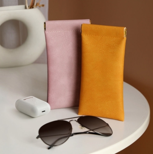 Glasses bag, sunglasses, sunglasses, men's and women's storage cover, portable anti-pressure myopia eye bag, automatic closing protective box