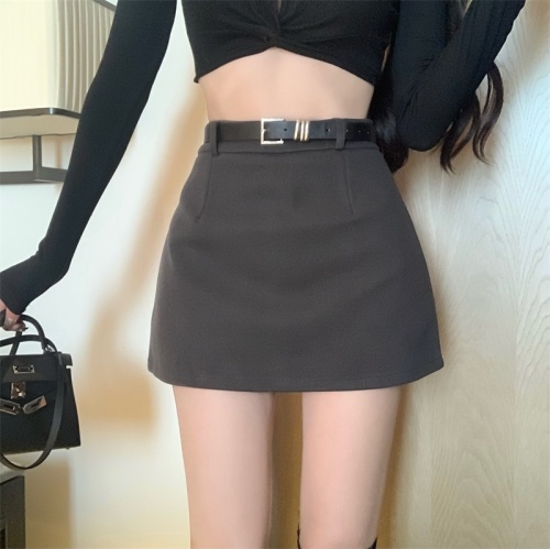 Actual shot of 2024 autumn and winter skirt for women with high waist and hips, pain relieving cover, anti-exposure boot skirt